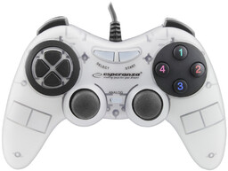 Gamepad PC USB Fighter biały E