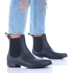 Czarne krótkie kalosze gumowce sztyblety Rain Chic