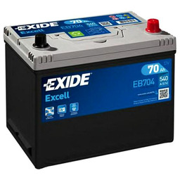 EXIDE EB704 Akumulator Pojemność akumulatora: 70Ah