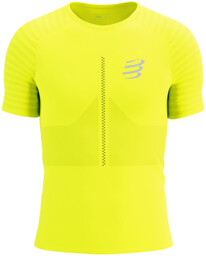 COMPRESSPORT Koszulka biegowa RACING SS T-SHIRT safe yellow