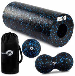Zestaw Do Masażu Roller 3W1 Wałek Duoball Piłka