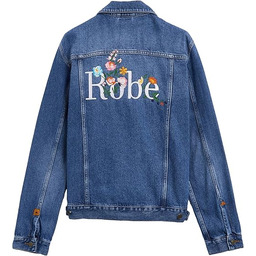 KAPPA Kurtka dżinsowa Robe Giovani z haftowanym logo