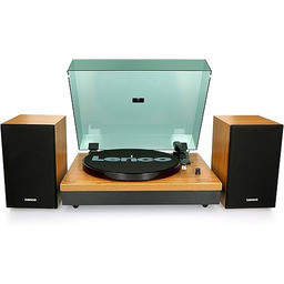 Giradischi Lenco (Ls-300 Wood) Con Diffusori Acustici Inclusi,Bluetooth