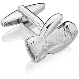 Spinki do mankietów Rękawica Bokserska srebrna KC-175