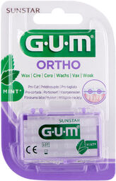 GUM Ortho, wosk ortodontyczny, miętowy, 1 sztuka