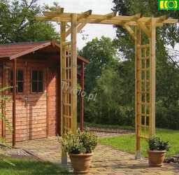 Drewniana pergola przejściowa 240x150x50