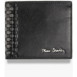 Pierre Cardin, Portfel skórzany męski, Tilak39 8824, czarny,