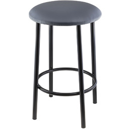 Taboret JOPEK BLACK Wysoki Stołek Kuchenny Wzmocniony 55