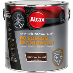 Farba do podłóg betonowych 2,5 l brązowy Altax