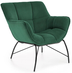 Elior Zielony kubełkowy fotel wypoczynkowy P2-F12