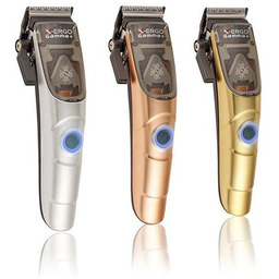 Gamma Piu, maszynka bezprzewodowa X-Ergo, satynowe srebro +