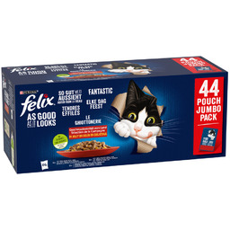 Felix Fantastic MIX smaków w galaretce: 44x85g