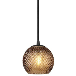 Lampa Wiszące Halo Design, pomarańczowy, jadalnia, szkło