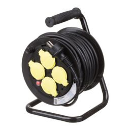 Przedłużacz bębnowy 4 gniazda 25 m 3 x