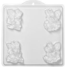 World Of Moulds 4-wgłębień mieszane mydło/bomba do kąpieli