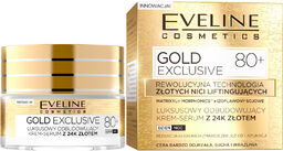 Eveline Cosmetics Gold Exclusive 80+, luksusowy odbudowujący krem-serum