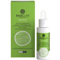 BasicLab Esteticus Serum Rozśwetlenie i Wyciszenie 30ml antyoksydacyjne