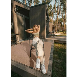 Dywan zewnętrzny Outdoor beżowy (płaskotkany)