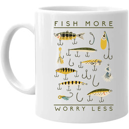 Fish more, worry less - kubek na prezent