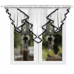 Firany Gotowe 200 X 120 CM Firanki Gotowe