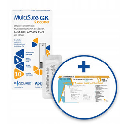 Paski ketonowe MultiSure GK dieta keto 10 szt