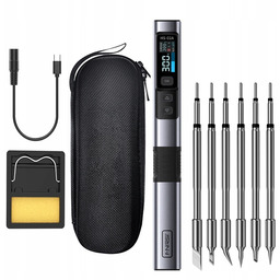 Fnirsi HS-02A Precyzyjna Lutownica Cyfrowa 100W Usb Qc/pd