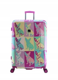 Walizka duża Saxoline Bulldog Color 4koła 103l