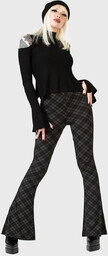 spodnie dzwony KILLSTAR - RENATA-XS