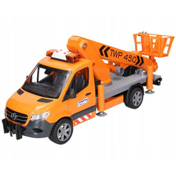 Bruder 02679 Mercedes Benz Sprinter z podnośnikiem hydraulicznym