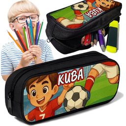 Piórnik TUBA + IMIĘ Piłka Nożna Football Personalizowany