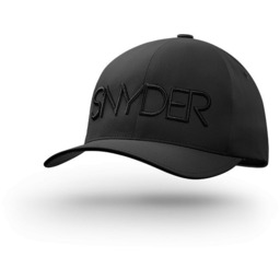 Czapka golfowa SNYDER Delta Black S/M, YUPOONG, FLEXFIT