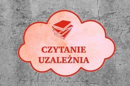 Naklejka na podłogę chmurka: Czytanie uzależnia