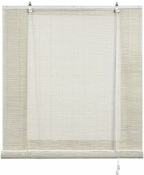 Estores Basic, Rolety bambusowe, białe, 90 x 170