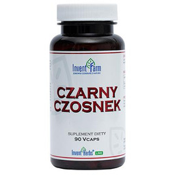 Invent Farm Czarny Czosnek, 90kaps.