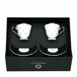 Zestaw filiżanek do kawy Alaska Circus Black Ćmielów