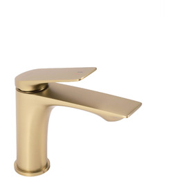 Rea Bateria umywalkowa Rea AVALON ZŁOTA SZCZOTKOWANA NISKA