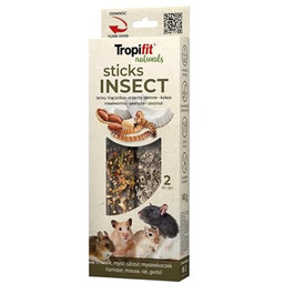 TROPIFIT NATURALS STICKS INSECT 140G 100% Naturalna kolba