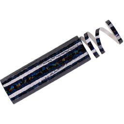 Serpentyna holograficzna - czarna - 18 szt.