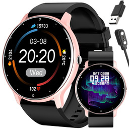 SMARTWATCH UNISEX GRAVITY GT1-2 PULSOMETR, WŁASNE TARCZE (sg015b)
