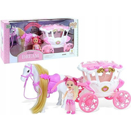 Lalki Dla Dziewczynek Siedem Lat Karoca z koniem