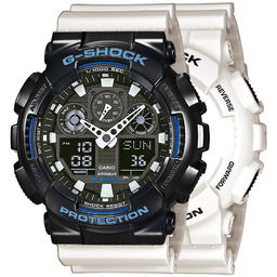G-SHOCK SET GA-100B-7AER + BEZEL 10514393 + PASEK