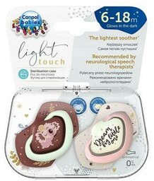 CANPOL BABIES Smoczek silikonowy symetryczny 6-18m SLEEPY KOALA