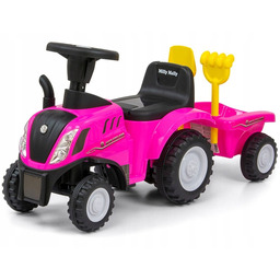Jeździk Milly Mally New Holland T7 Traktor Różowy