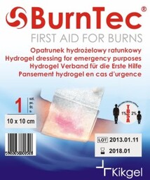OPATRUNEK HYDROŻELOWY RATUNKOWY BURNTEC (10X10CM)