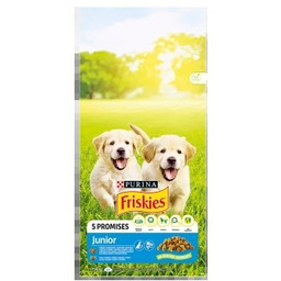 PURINA Friskies Junior Z Kurczakiem Mlekiem I Warzywami