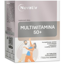 NOVATIV Kompleks witamin i minerałów 50+ (60 tabletek)