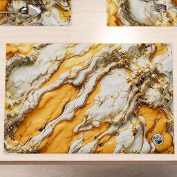 MARBLELIZED Amerykańskie podkładki z tkaniny, eleganckie podkładki