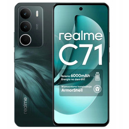 Smartfon Realme C71 8/256 Gb zielony nowy 4G