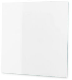 Szklana tablica suchościeralna STELLA, 1000x1000 mm, biały