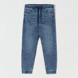 Sinsay - Jeansy jogger fit - Niebieski